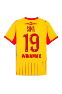 RC Lens Abdallah Sima #19 Jalkapallovaatteet Kotipaita 2025-26 Lyhythihainen